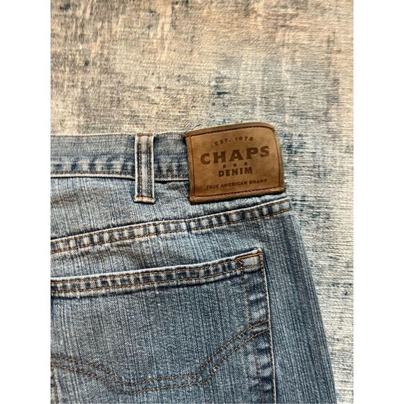 Chaps Light Wash Straight Leg Jeans Men's 38 x 32 - Picture 5 of 5